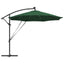 Parasol 294 x 294 x 248 cm Polyester og Aluminium Grøn