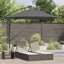Parasol 294 x 294 x 248 cm Polyester og Aluminium Antracit