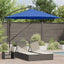 Parasol 294 x 294 x 248 cm Polyester og Aluminium Azurblå