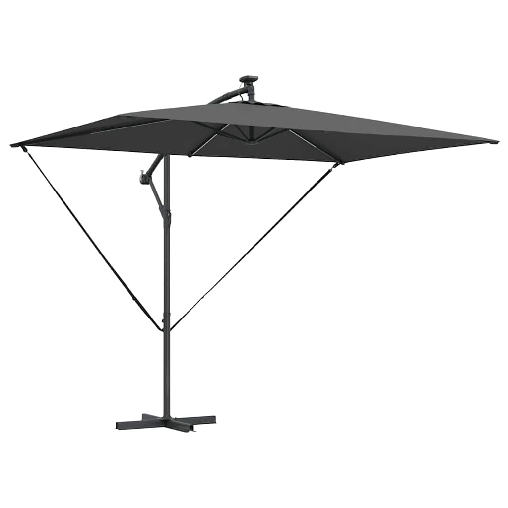 Parasol 294 x 200 x 270 cm Polyester og Aluminium Antracit