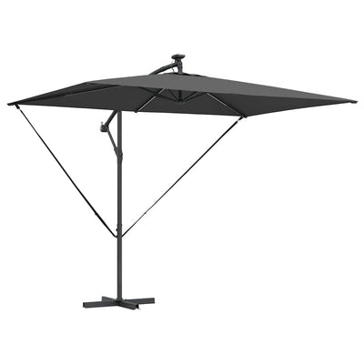 Parasol 294 x 200 x 270 cm Polyester og Aluminium Antracit