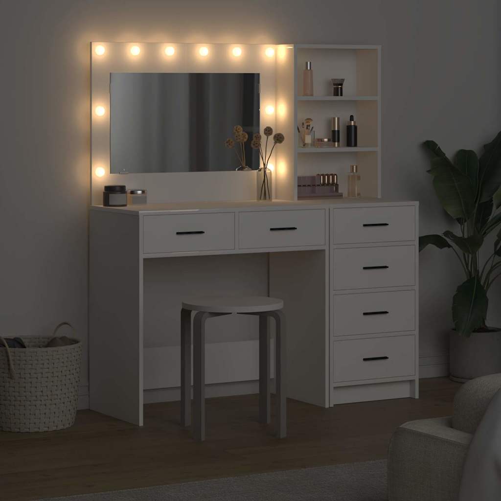 Klædeskab 2 stk. Hvid 78.5 x 41 x 135 cm Konstrueret træ