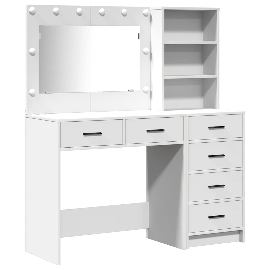 Klædeskab 2 stk. Hvid 78.5 x 41 x 135 cm Konstrueret træ