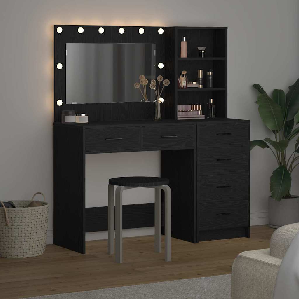 Klædeskab 2 stk. Sort 78.5 x 41 x 135 cm Konstrueret træ