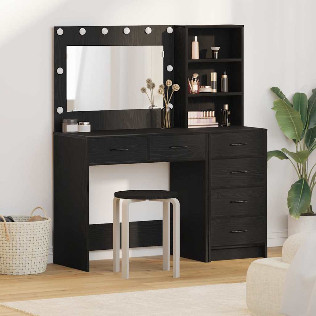 Klædeskab 2 stk. Sort 78.5 x 41 x 135 cm Konstrueret træ