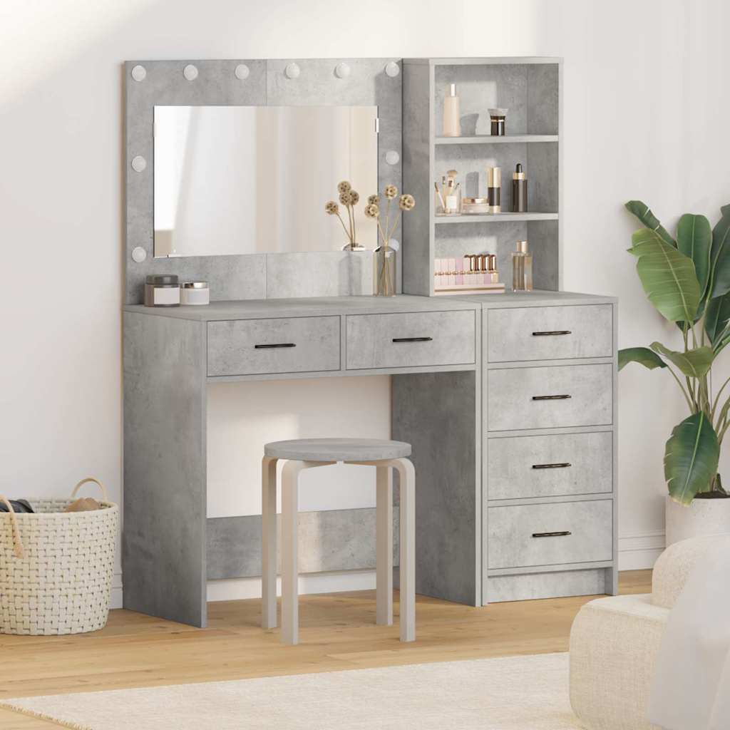 Klædeskab 2 stk. Grå 78.5 x 41 x 135 cm Konstrueret træ