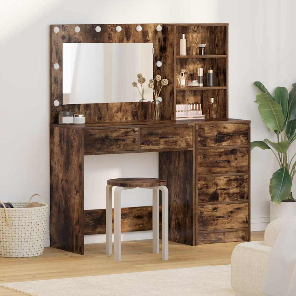 Klædeskab 2 stk. Brun 78.5 x 41 x 135 cm Konstrueret træ