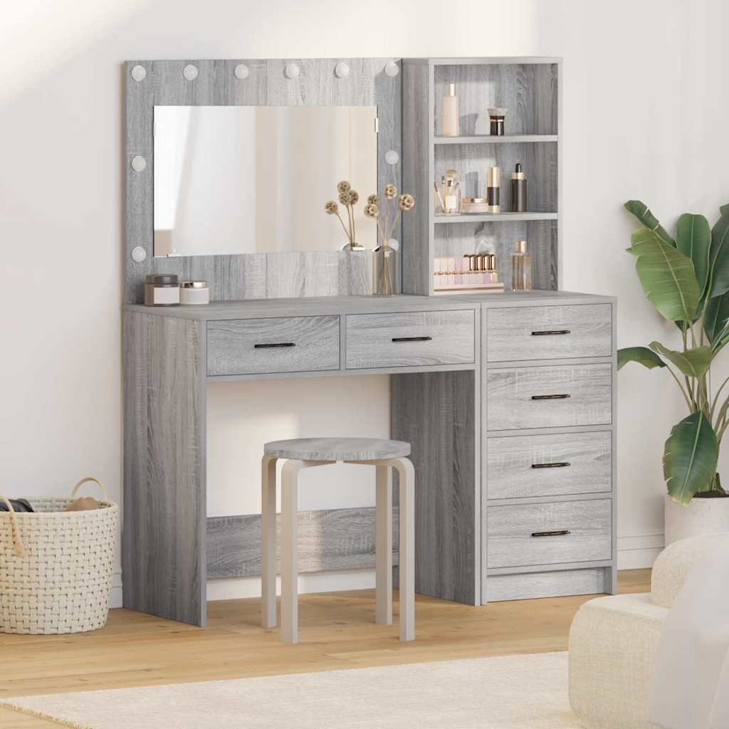 Klædeskab 2 stk. Lysegrå 78.5 x 41 x 135 cm Konstrueret træ