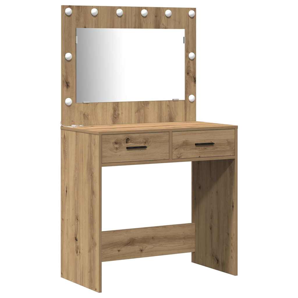 Klædeskab 2 stk. Brun 78.5 x 41 x 135 cm Konstrueret træ