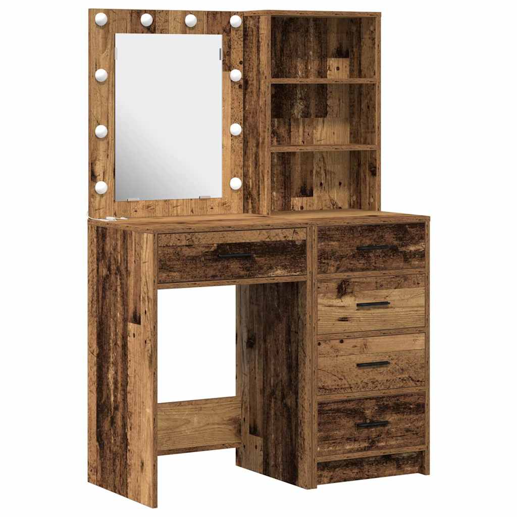 Klædeskab 2 stk. Brun 50 x 41 x 135 cm Konstrueret træ
