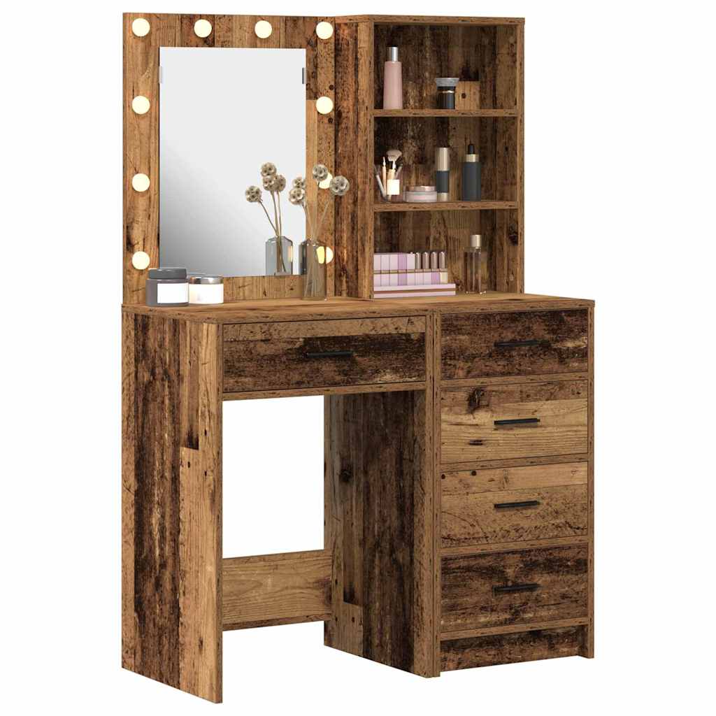 Klædeskab 2 stk. Brun 50 x 41 x 135 cm Konstrueret træ