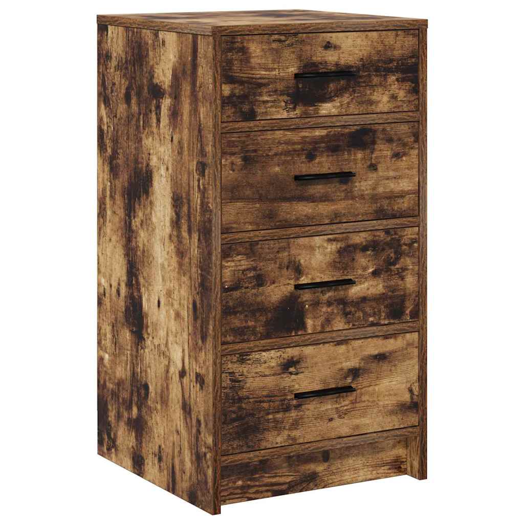 Klædeskab 3 stk. Brun 40 x 41 x 135 cm Konstrueret træ