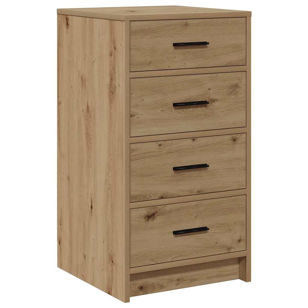 Klædeskab 3 stk. Brun 40 x 41 x 135 cm Konstrueret træ