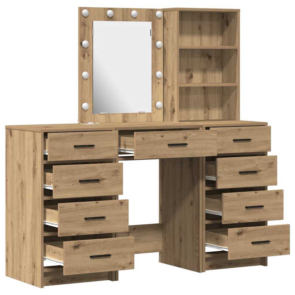 Klædeskab 3 stk. Brun 40 x 41 x 135 cm Konstrueret træ