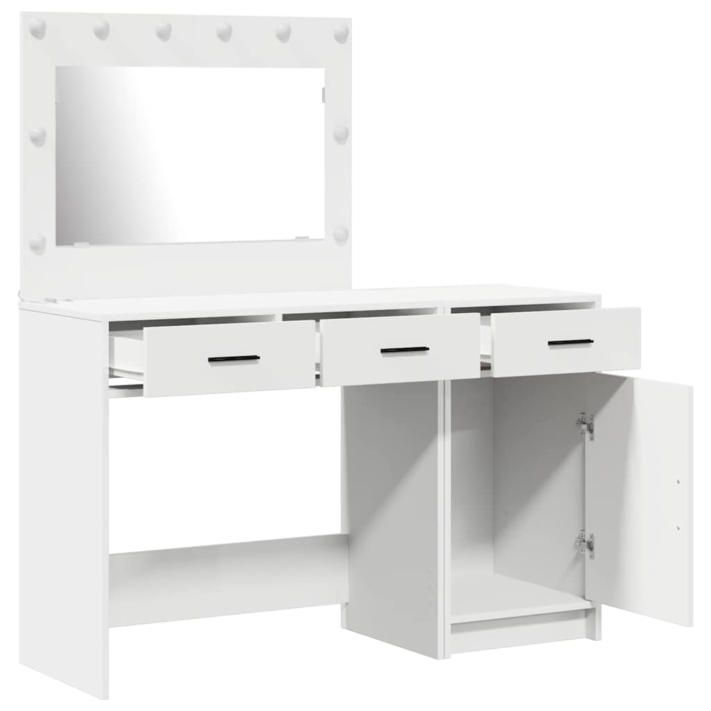 Klædeskab 2 stk. Hvid 40 x 41 x 75 cm Konstrueret træ