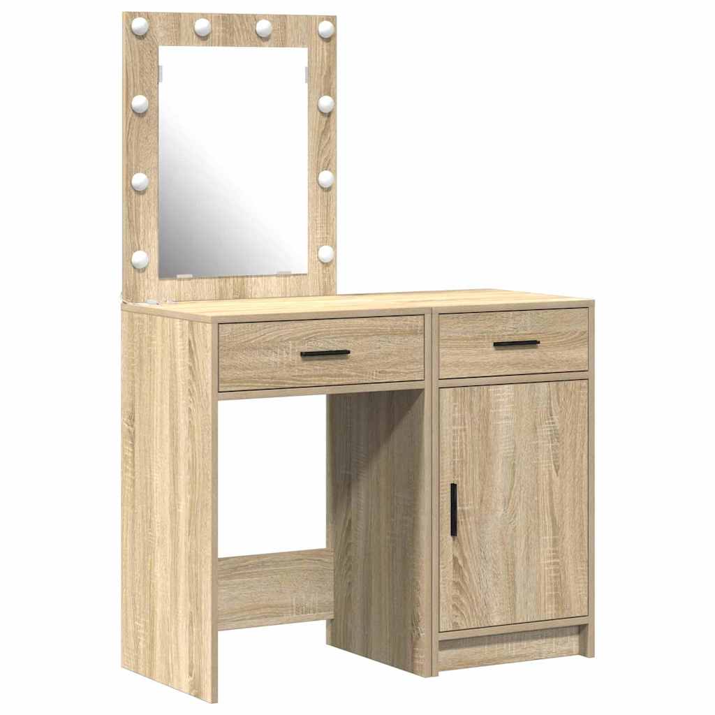 Klædeskab 2 stk. Brun 50 x 41 x 135 cm Konstrueret træ