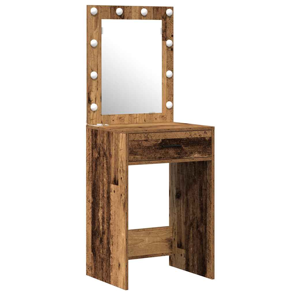 Klædeskab 2 stk. Brun 50 x 41 x 135 cm Konstrueret træ