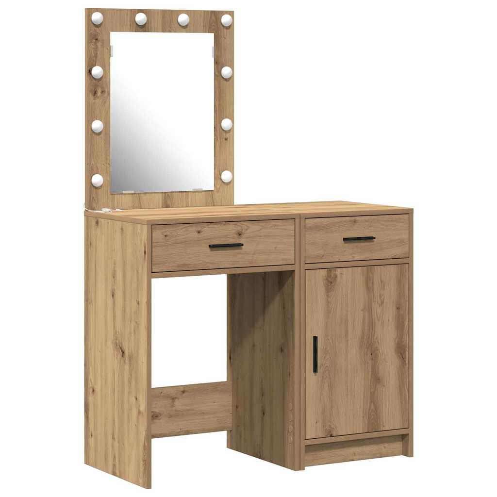 Klædeskab 2 stk. Brun 50 x 41 x 135 cm Konstrueret træ