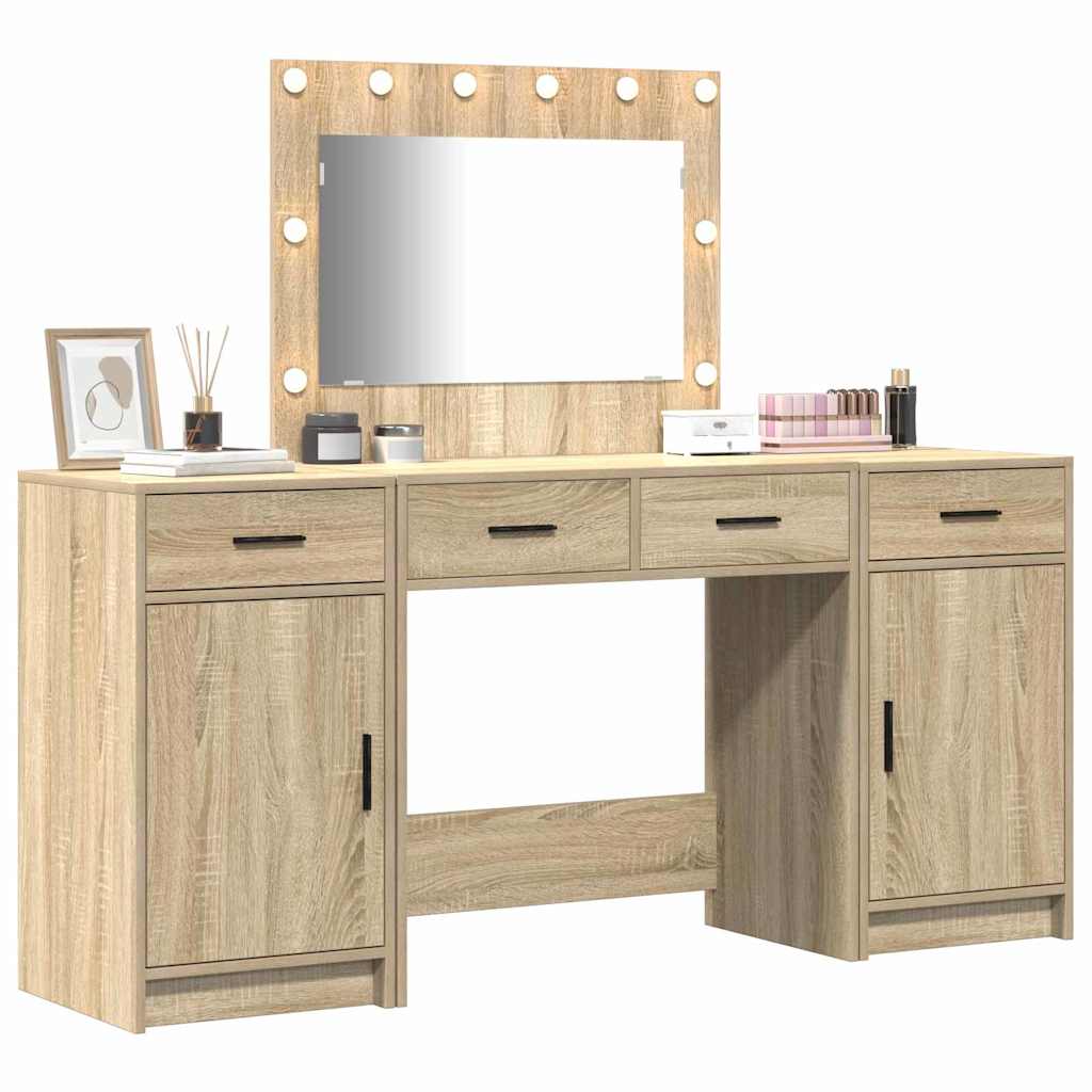 Klædeskab 3 stk. Brun 78,5 x 41 x 135 cm Konstrueret træ