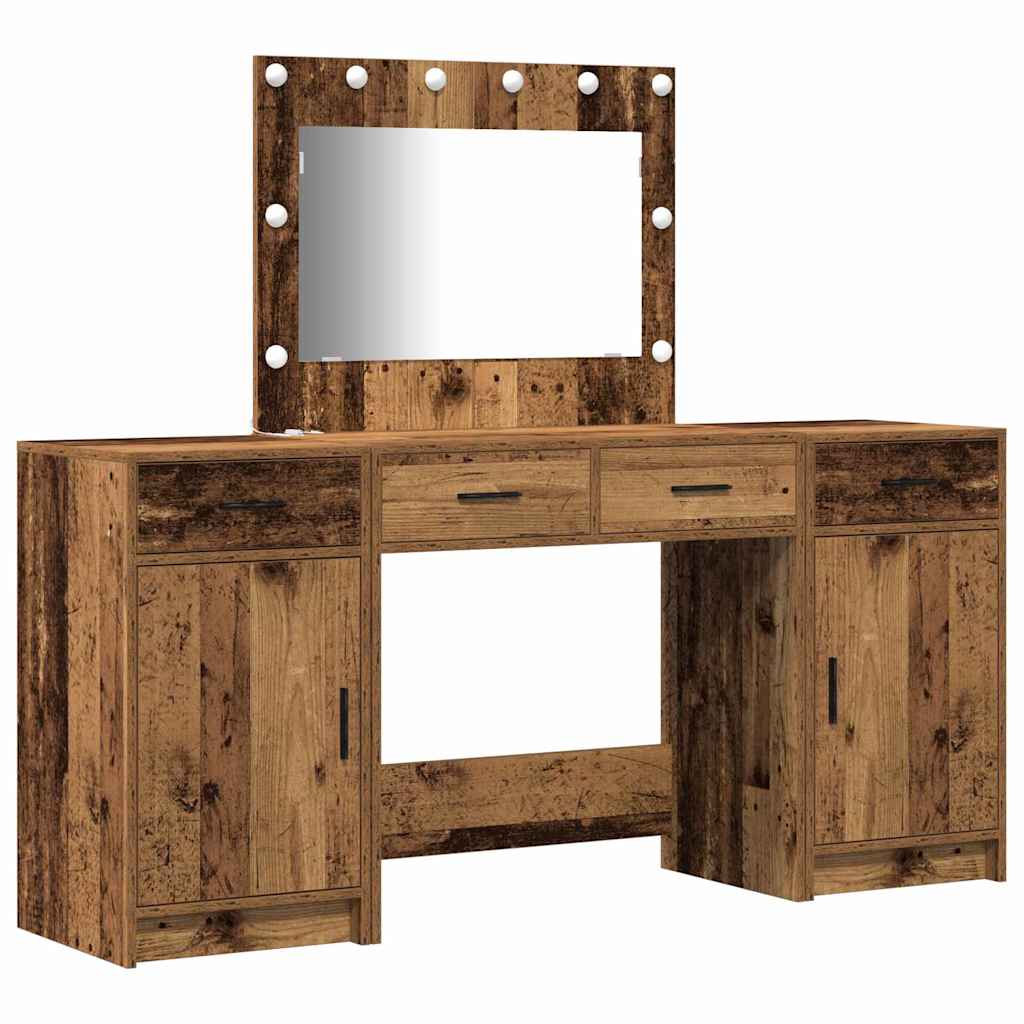 Klædeskab 3 stk. Brun 78,5 x 41 x 135 cm Konstrueret træ