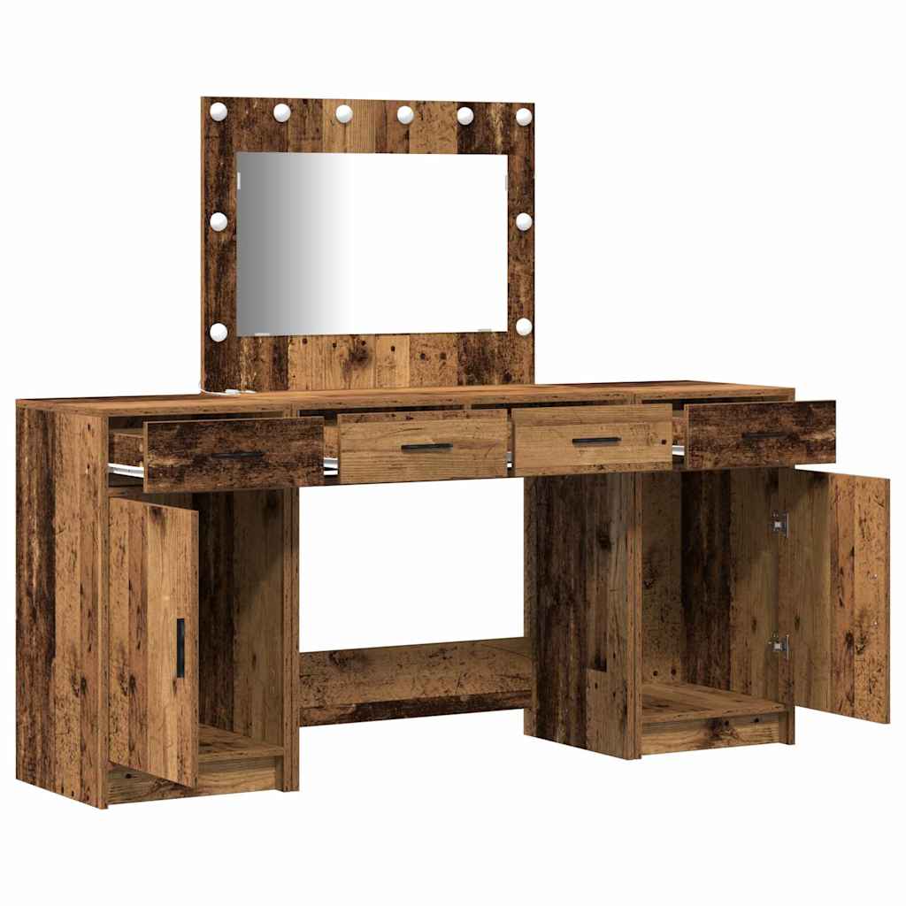 Klædeskab 3 stk. Brun 78,5 x 41 x 135 cm Konstrueret træ
