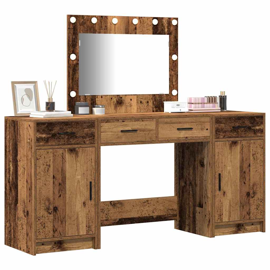 Klædeskab 3 stk. Brun 78,5 x 41 x 135 cm Konstrueret træ