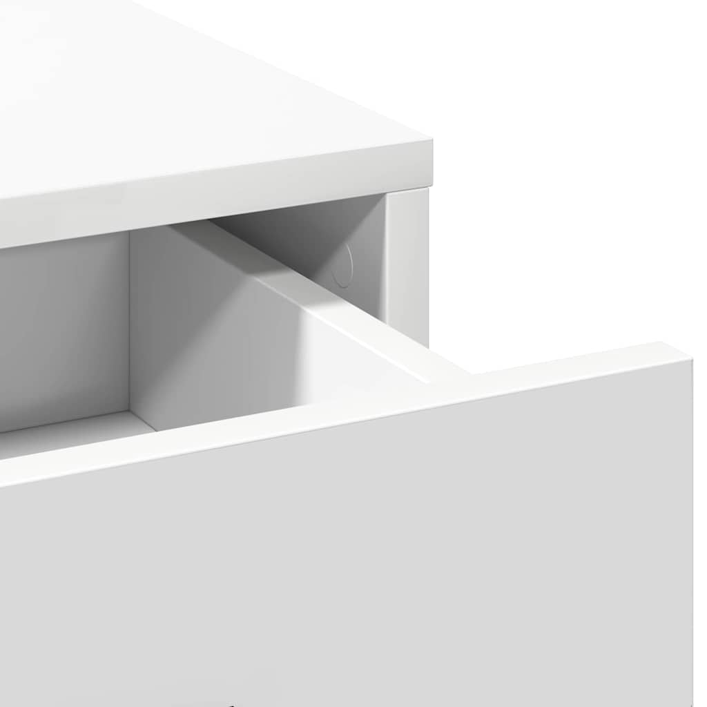 Klædeskab Hvid 50 x 41 x 135 cm Konstrueret træ