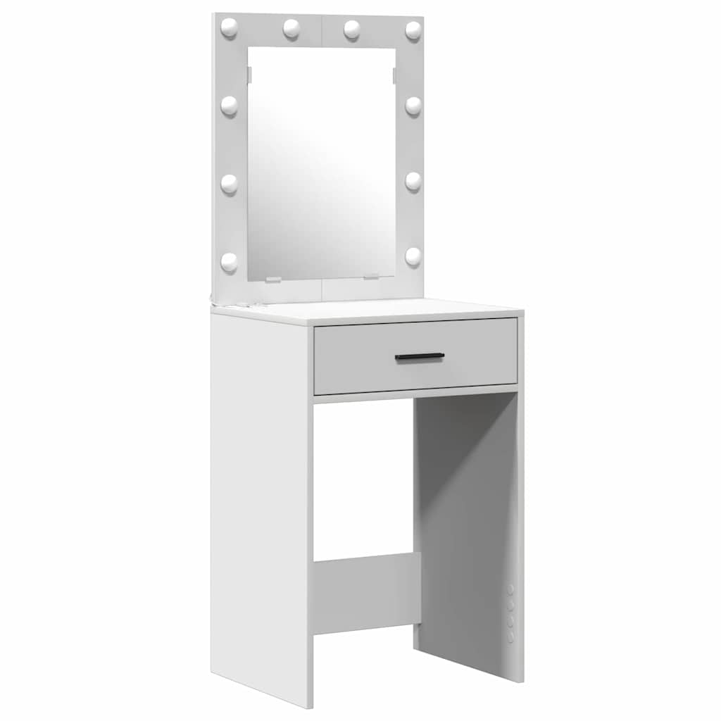 Klædeskab Hvid 50 x 41 x 135 cm Konstrueret træ