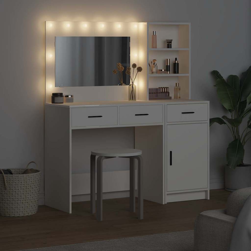 Klædeskab 2 stk. Hvid 78,5 x 41 x 135 cm Konstrueret træ