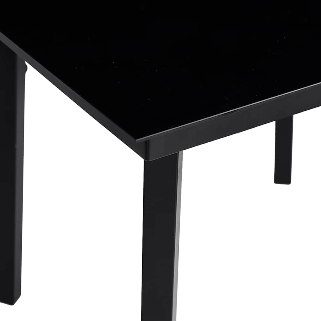 spisebordssæt til haven 3dele med hynder polyrattan glas grå