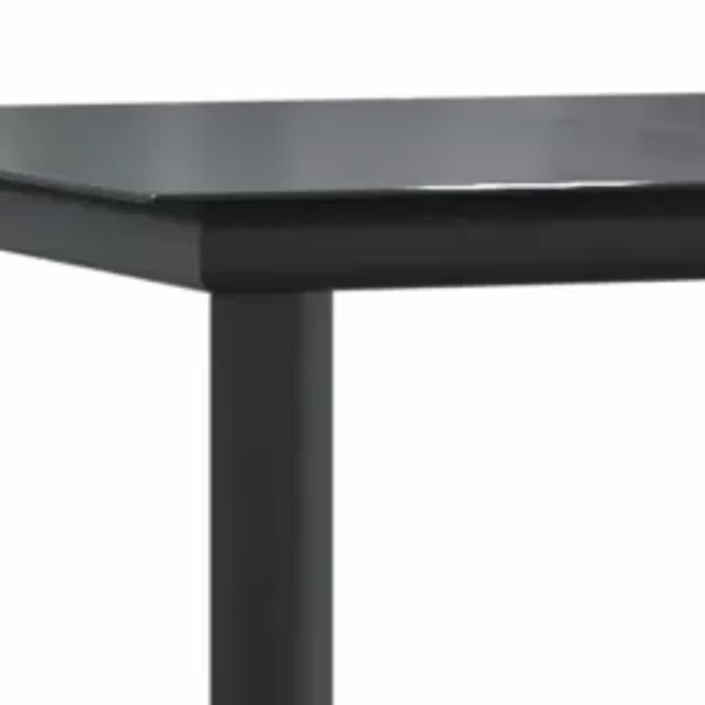 7 dele spisebordssæt til haven med hynder polyrattan glas grå