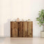 Sideboard 2 stk. Gammelt træ 60 x 31 x 84 cm Konstrueret træ