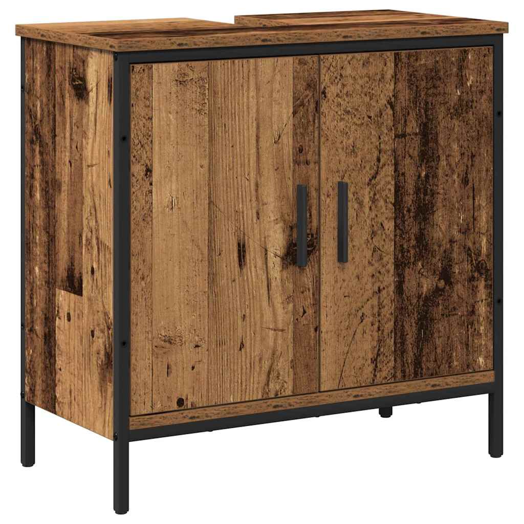 Badeværelsesmøbel sæt 2 stk. Brun 60 x 30 x 60 cm