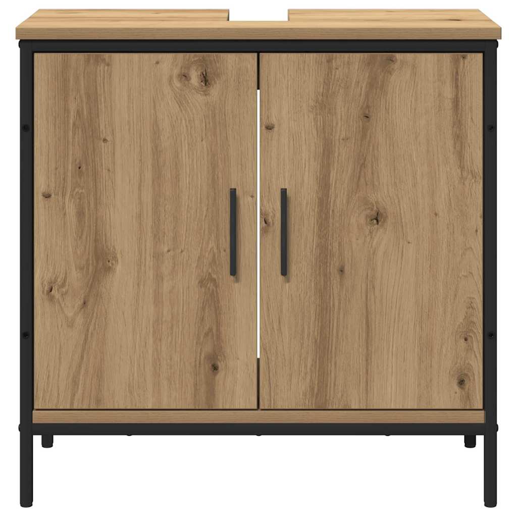 Badeværelsesmøbel sæt 2 stk. Brun 60 x 30 x 60 cm