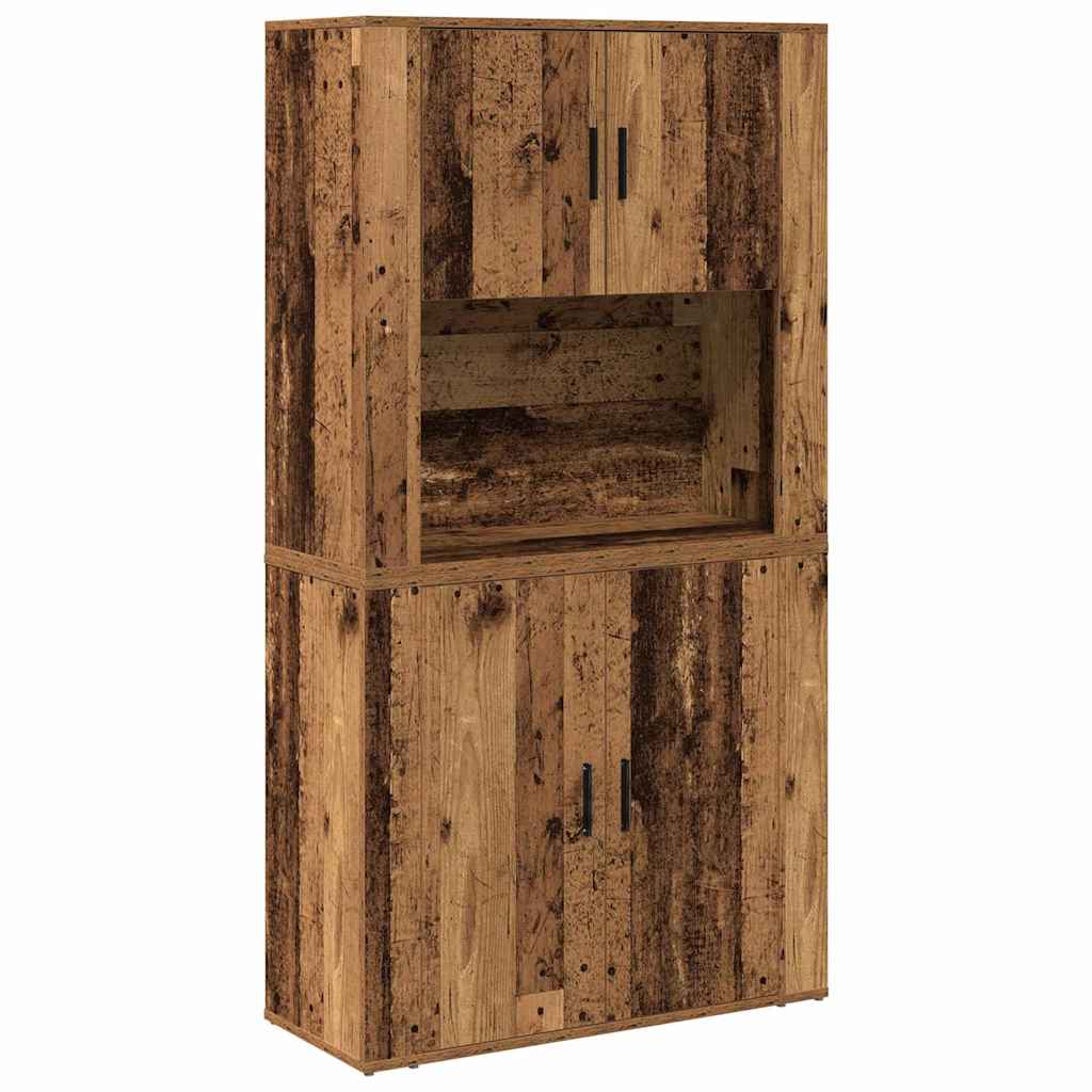 Highboard Gammelt træ 80 x 33 x 150 cm Konstrueret træ