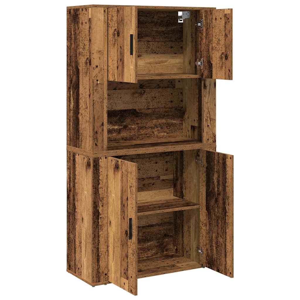 Highboard Gammelt træ 80 x 33 x 150 cm Konstrueret træ