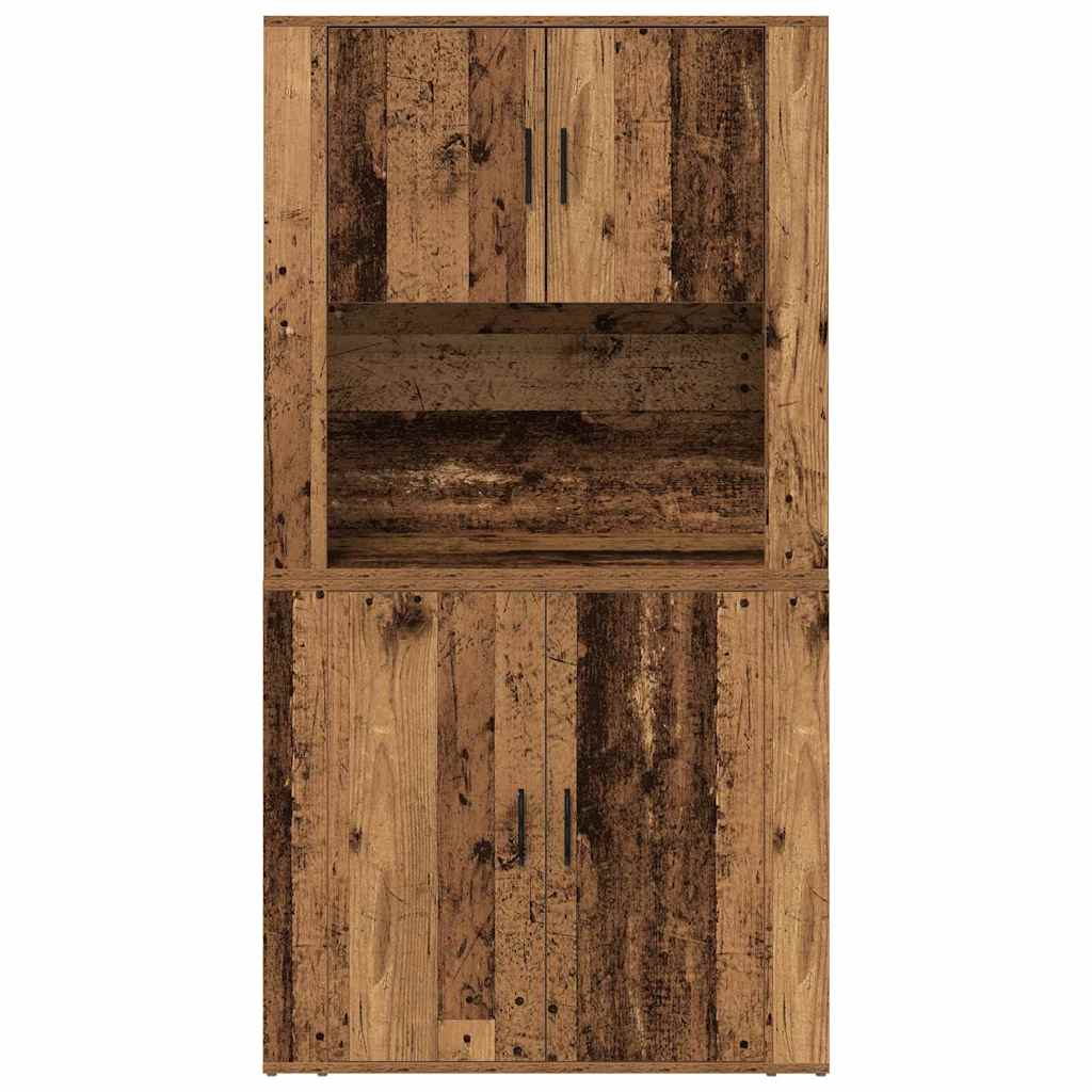 Highboard Gammelt træ 80 x 33 x 150 cm Konstrueret træ