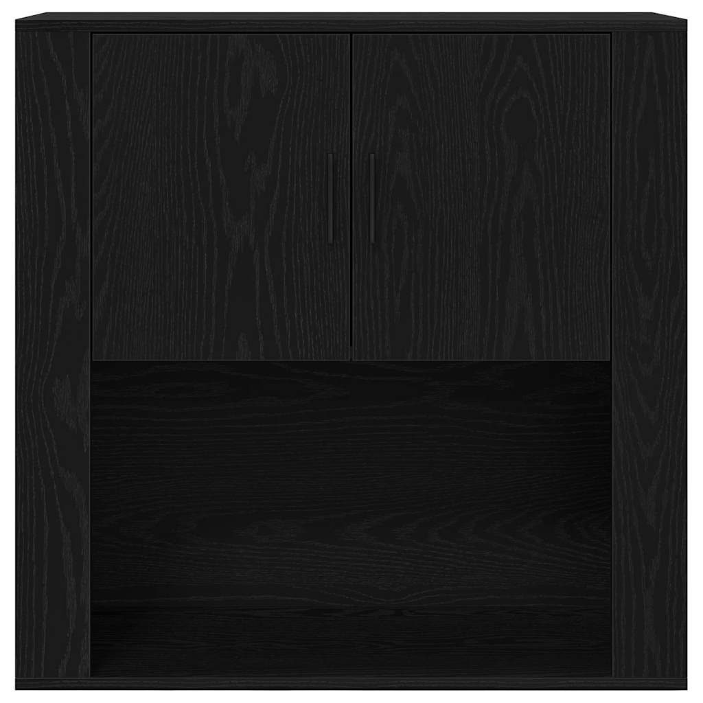 Highboard Sort eg 80 x 33 x 150 cm Konstrueret træ