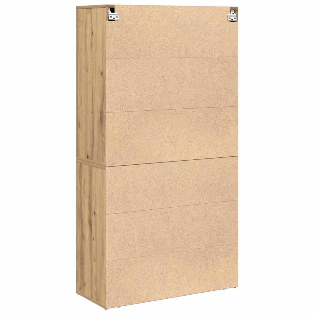 Højskab artisan eg 80 x 33 x 150 cm Konstrueret træ