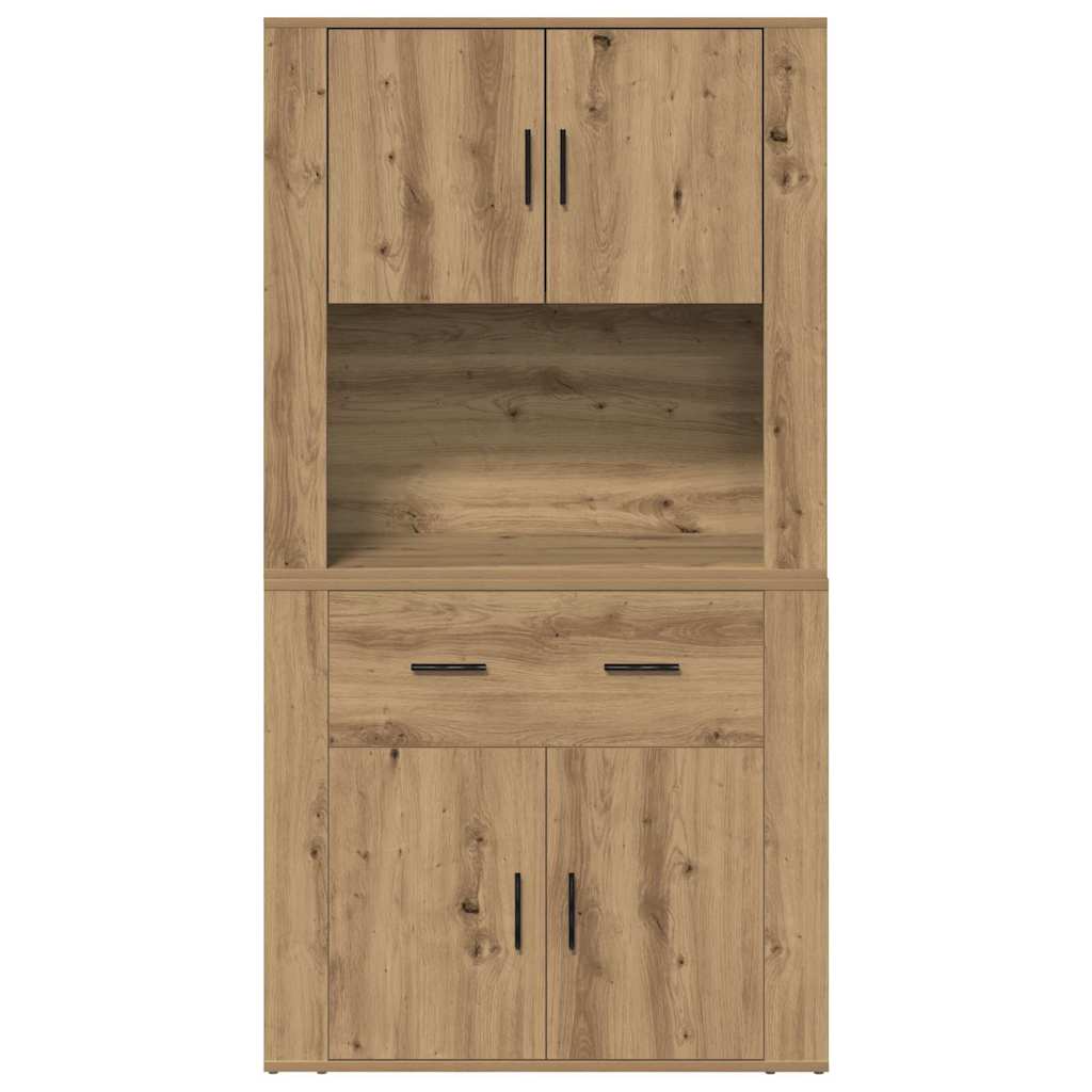 Højskab artisan eg 80 x 33 x 150 cm Konstrueret træ