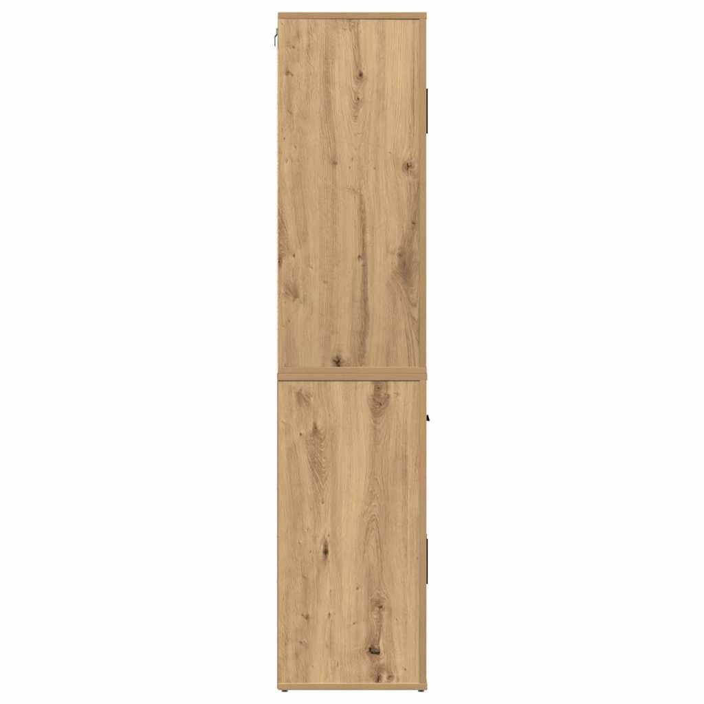 Højskab artisan eg 80 x 33 x 150 cm Konstrueret træ