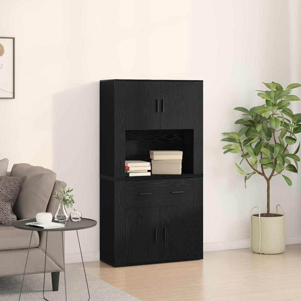 Sort eg 80 x 33 x 150 cm