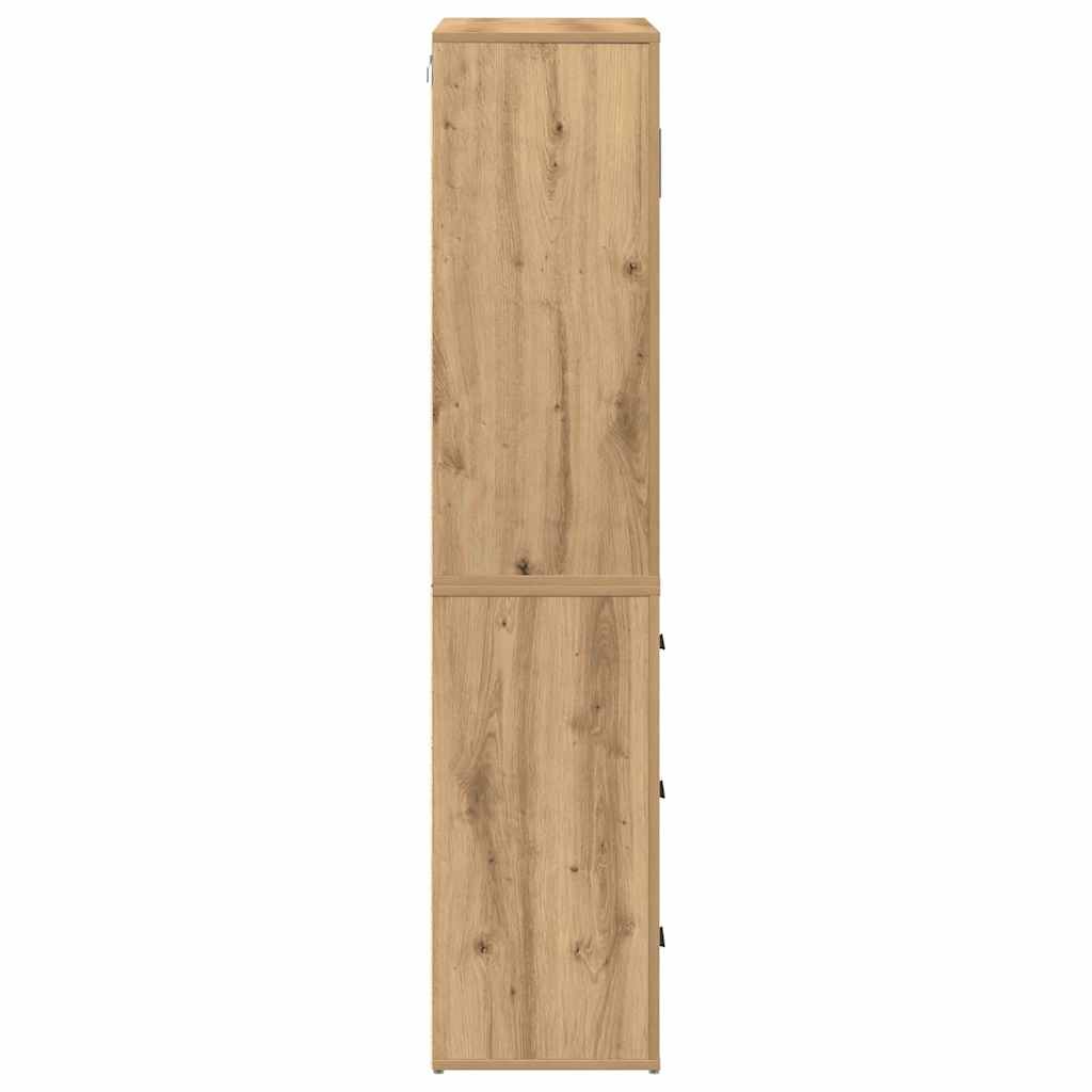Highboard Artisan Egetræ 80 x 33 x 150 cm Konstrueret træ