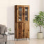 Highboard 2 stk. Gammelt træ 69,5 x 34 x 180 cm Konstrueret træ