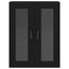 Highboard 2 stk. Sort eg 69,5 x 34 x 180 cm Konstrueret træ