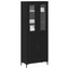 Highboard 2 stk. Sort eg 69,5 x 34 x 180 cm Konstrueret træ