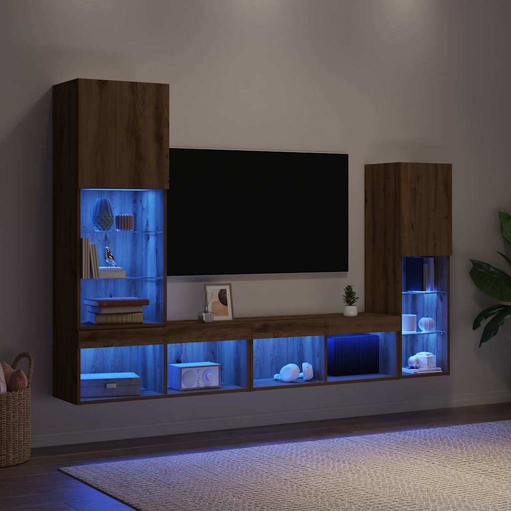 TV-skab 4 stk. artisan eg Konstrueret træ