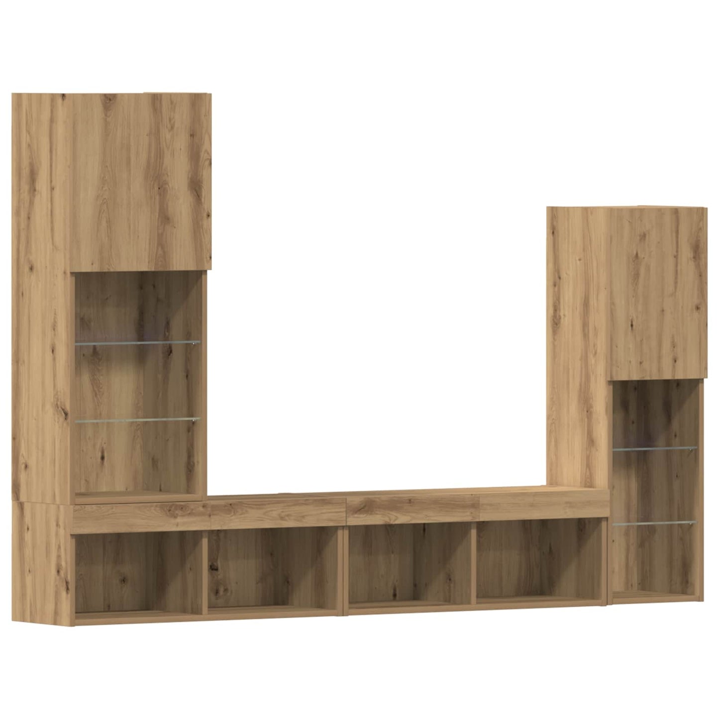 TV-skab 4 stk. artisan eg Konstrueret træ