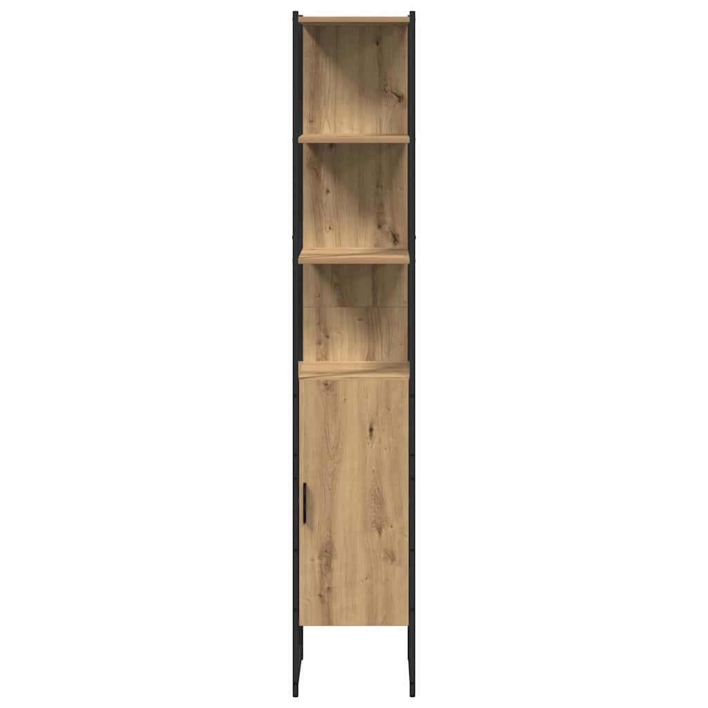 Badeværelsesmøbel sæt 3 stk. Artisan Egetræ 33 x 33 x 185,5 cm