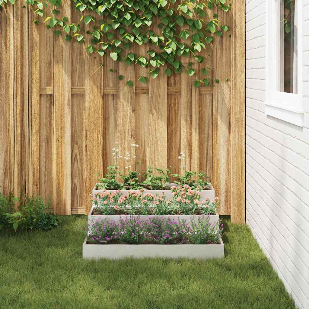 Have Blomsterkrukke Sølv 90 x 90 x 35 cm Rustfrit stål